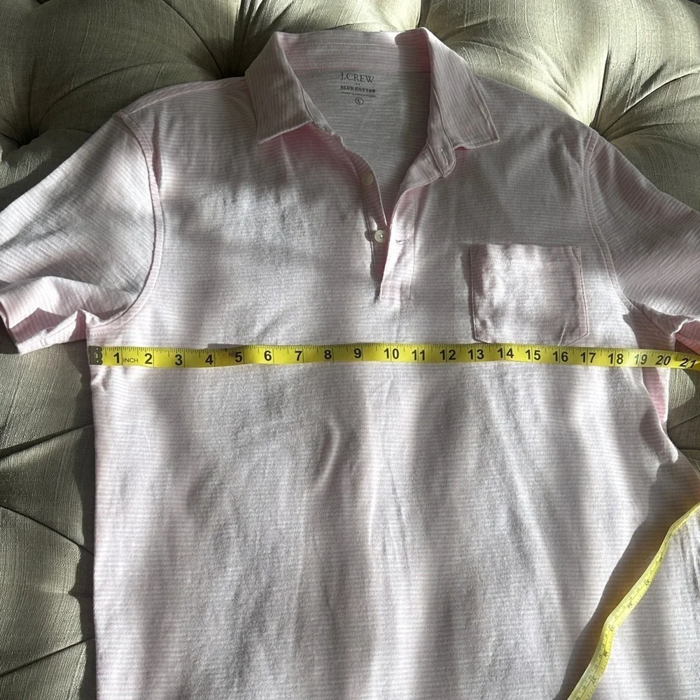 J. Crew Light Pink Polo Shirt
